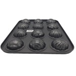 Baking tray, 12 muffins, shell type